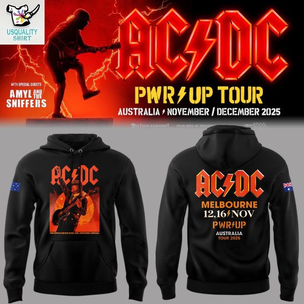 ACDC Melbourne Tour 2025 Hoodie T-Shirt
