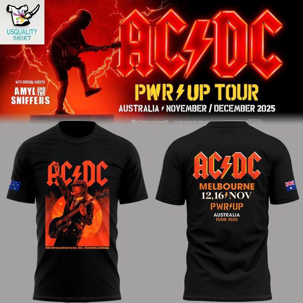 ACDC Melbourne Tour 2025 Hoodie T Shirt