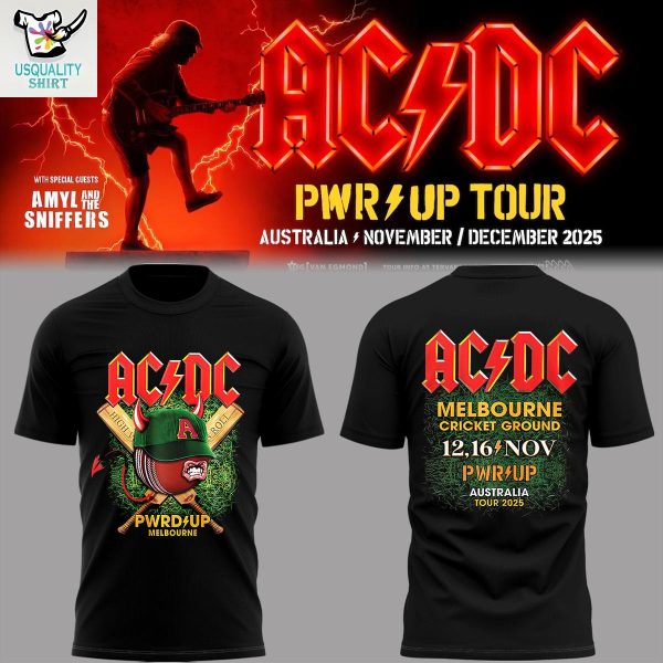 ACDC PWR Up Melbourne Australia Tour Hoodie T Shirt