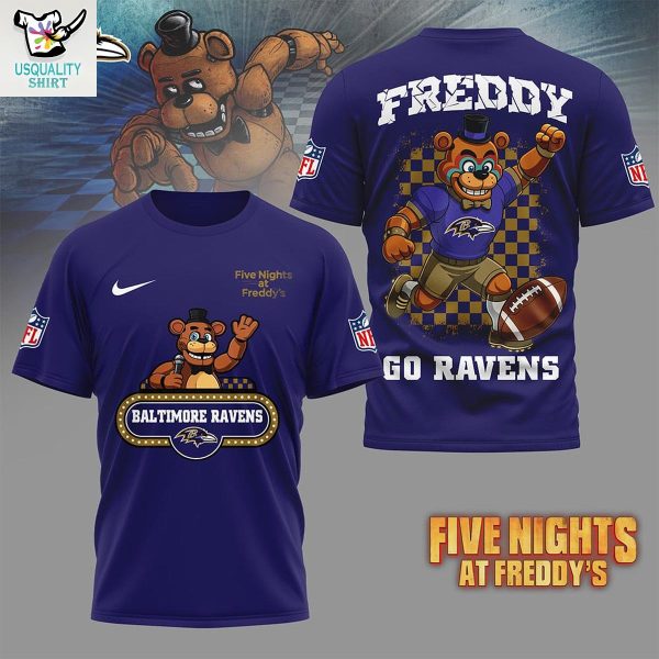 Baltimore Ravens x Five Nights at Freddy's Shirt