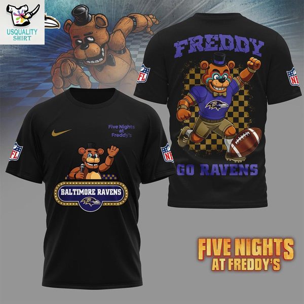 Baltimore Ravens x Five Nights at Freddy's Shirt
