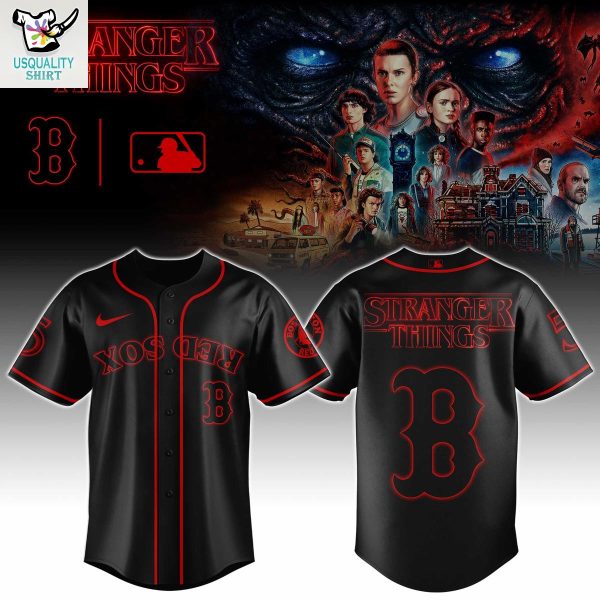 Boston Red Sox Stranger Things 5 Jersey
