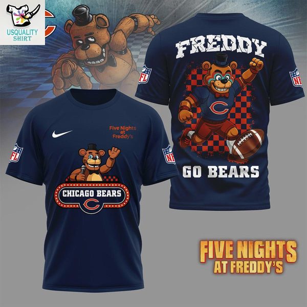 Chicago Bears x Five Nights at Freddy's Shirt