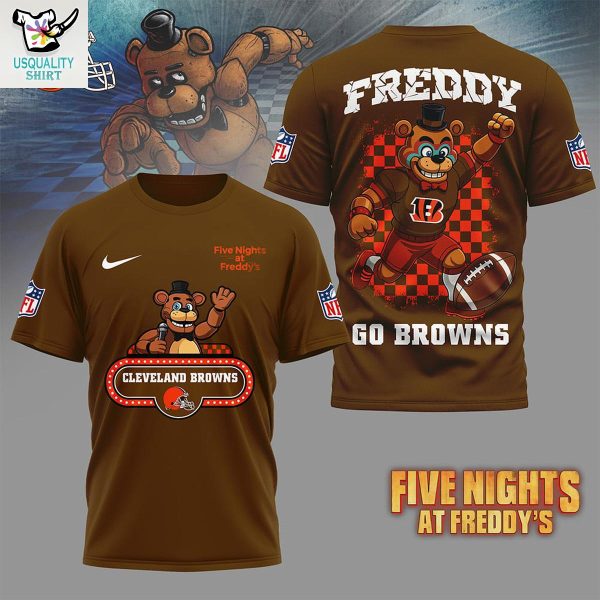 Cleveland Browns x Five Nights at Freddy's Shirt