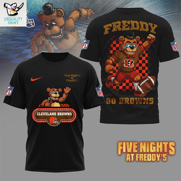 Cleveland Browns x Five Nights at Freddy's Shirt