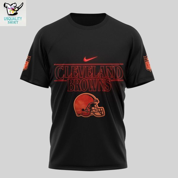 Cleveland Browns x Stranger Things One Last Adventure Shirt