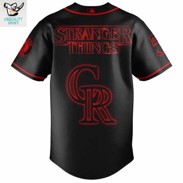 Colorado Rockies Stranger Things 5 Jersey