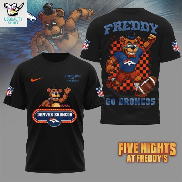 Denver Broncos x Five Nights at Freddy's Shirt