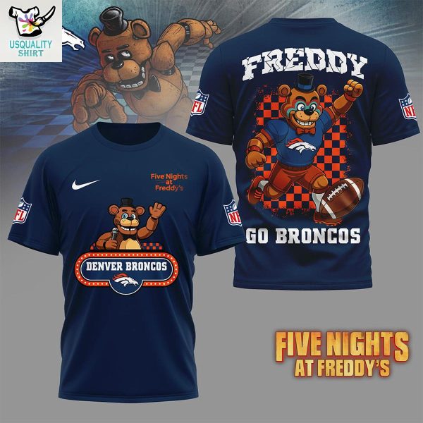 Denver Broncos x Five Nights at Freddy's Shirt