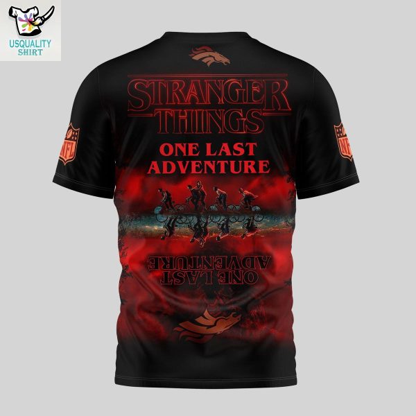 Denver Broncos x Stranger Things One Last Adventure Shirt