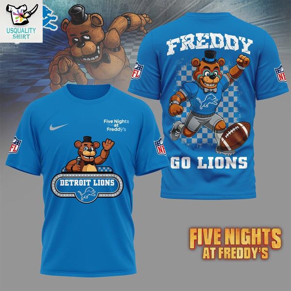 Detroit Lions x Five Nights at Freddy's Shirt