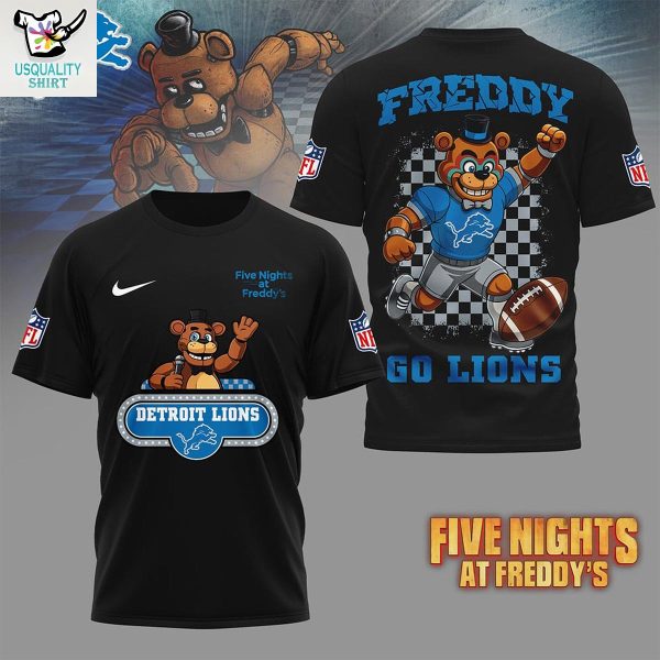Detroit Lions x Five Nights at Freddy's Shirt