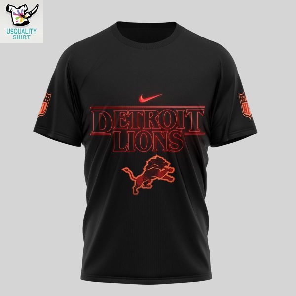 Detroit Lions x Stranger Things One Last Adventure Shirt