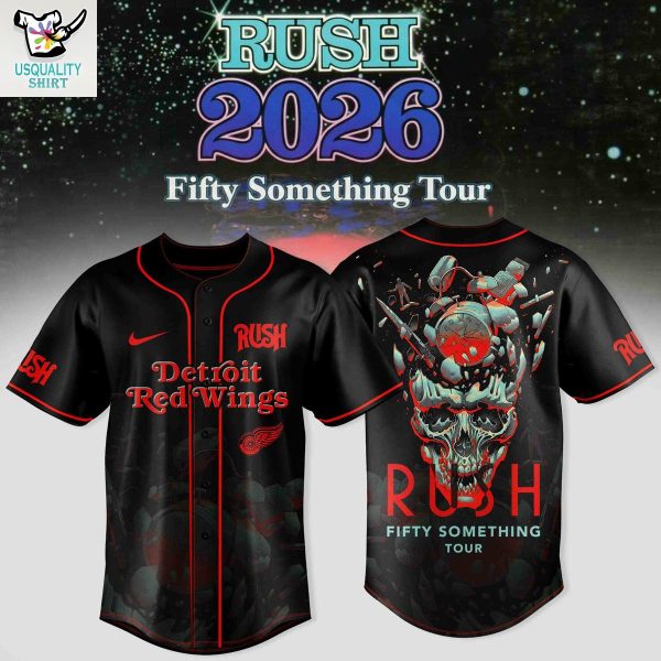 Detroit Red Wings x Rush Tour 2026 Jersey