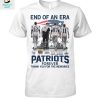 New England Patriots End Of An Era Brady Gronkowski T Shirt