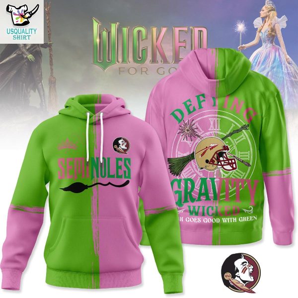 Florida State Seminoles x Wicked Defying Gravity Hoodie Shirt