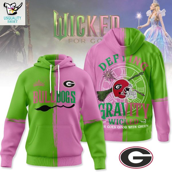 Georgia Bulldogs x Wicked Defying Gravity Hoodie Shirt