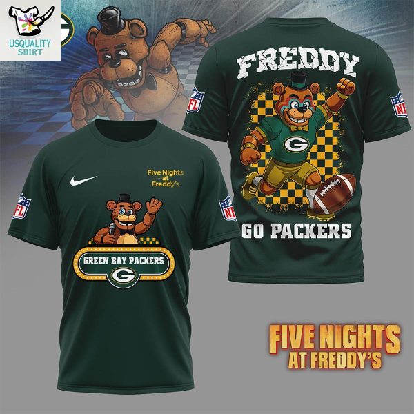 Green Bay Packers x Five Nights at Freddy's Shirt