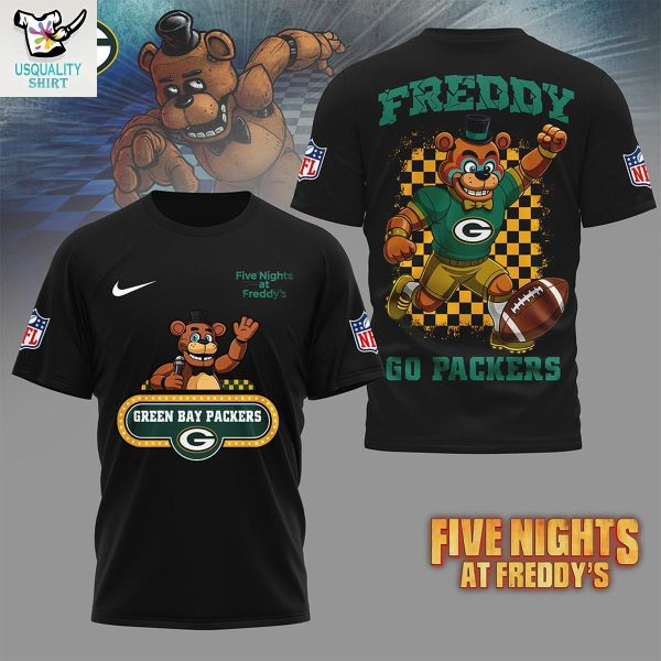 Green Bay Packers x Five Nights at Freddy's Shirt