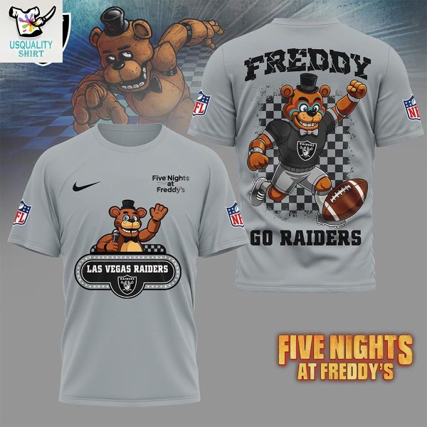 Las Vegas Raiders x Five Nights at Freddy's Shirt