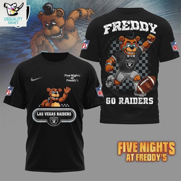 Las Vegas Raiders x Five Nights at Freddy's Shirt