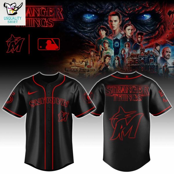 Miami Marlins Stranger Things 5 Jersey