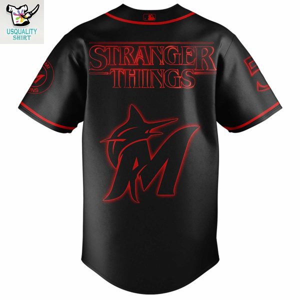 Miami Marlins Stranger Things 5 Jersey