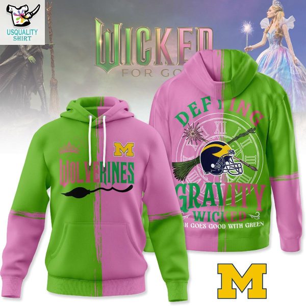 Michigan Wolverines x Wicked Defying Gravity Hoodie Shirt