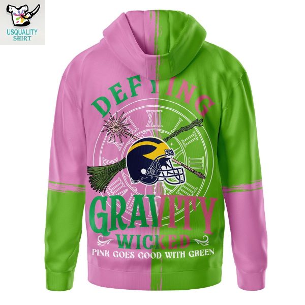 Michigan Wolverines x Wicked Defying Gravity Hoodie Shirt