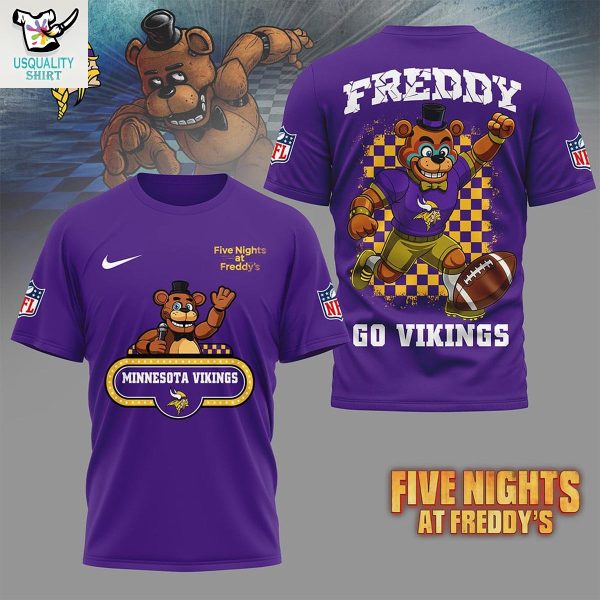 Minnesota Vikings x Five Nights at Freddy's Shirt