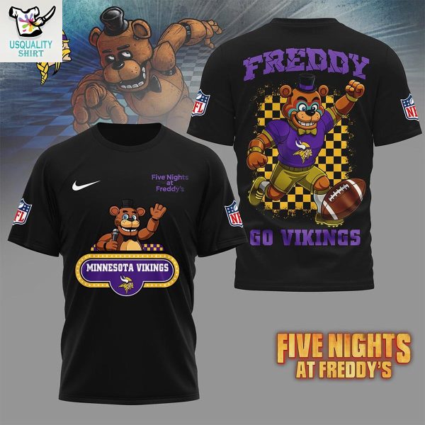 Minnesota Vikings x Five Nights at Freddy's Shirt