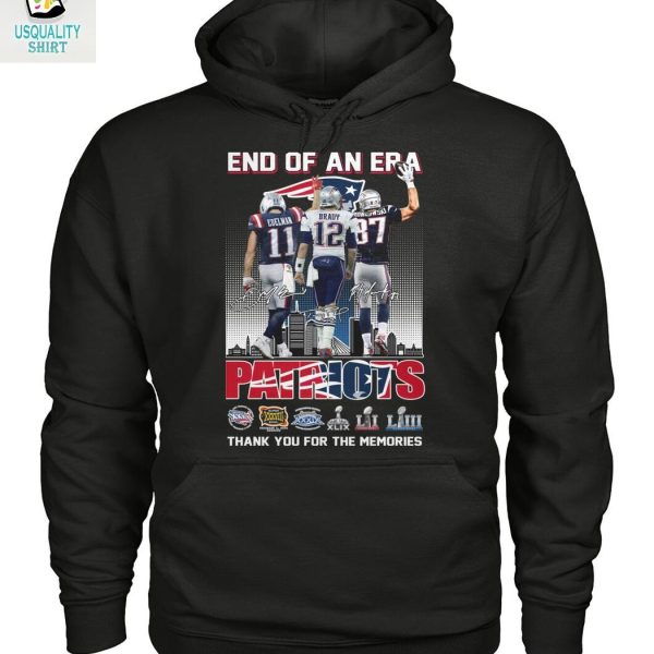 New England Patriots End Of An Era Brady Gronkowski T Shirt