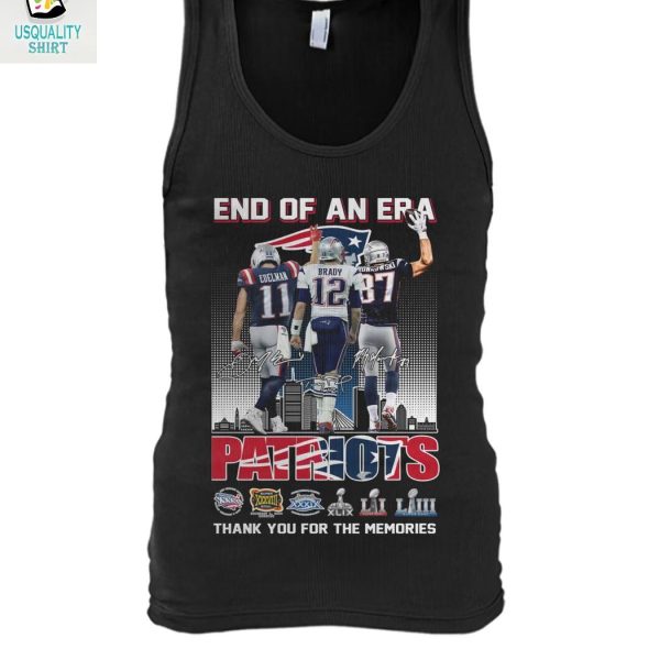 New England Patriots End Of An Era Brady Gronkowski T Shirt