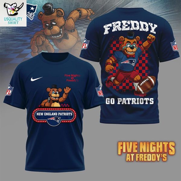 New England Patriots x Five Nights at Freddy's Shirt