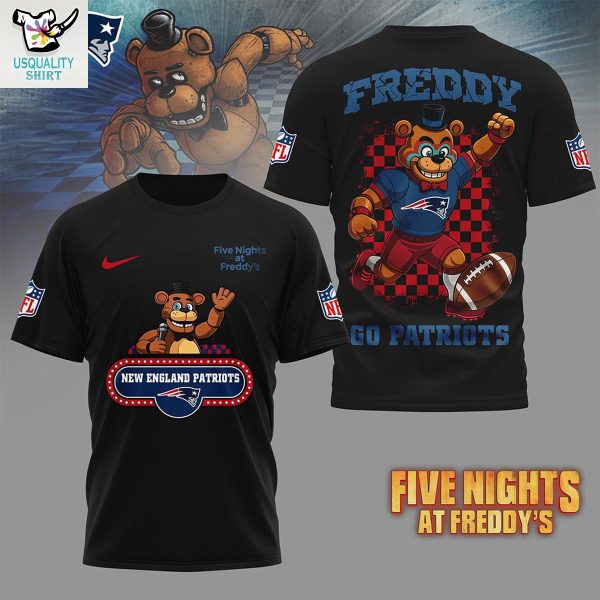 New England Patriots x Five Nights at Freddy's Shirt