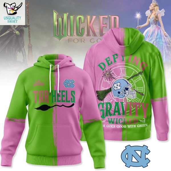 North Carolina Tar Heels x Wicked Defying Gravity Hoodie Shirt
