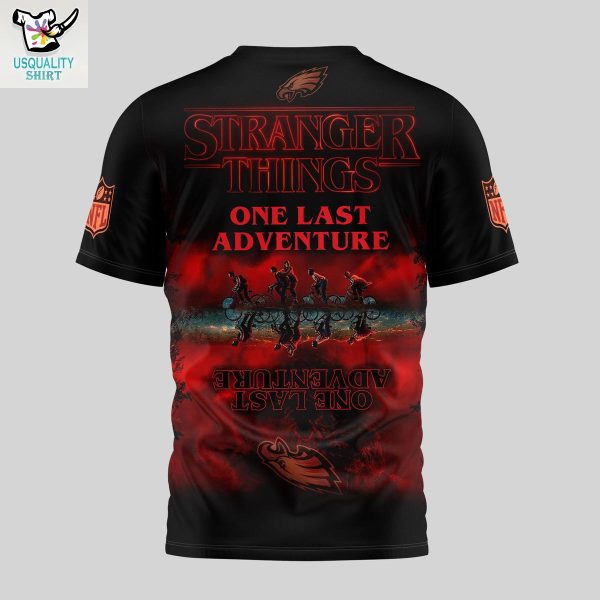 Philadelphia Eagles x Stranger Things One Last Adventure Shirt