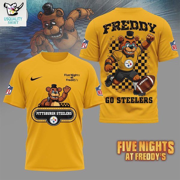 Pittsburgh Steelers x Five Nights at Freddy's Shirt