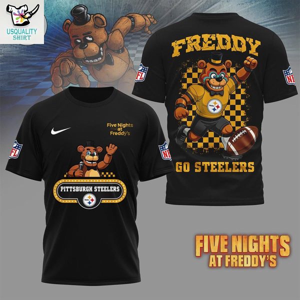 Pittsburgh Steelers x Five Nights at Freddy's Shirt