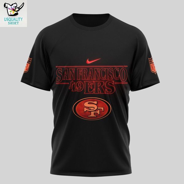 San Francisco 49ers x Stranger Things One Last Adventure Shirt