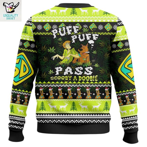 Scooby Doo Puff Puff Pass Ugly Sweater