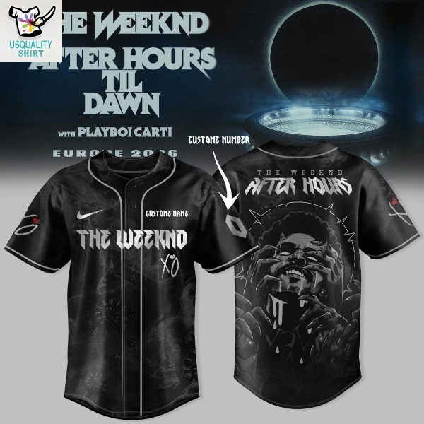 The Weeknd After Hours Til Dawn Tour 2026 Jersey